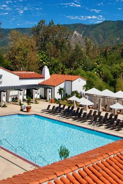 Ojai Valley Inn pool and spa area